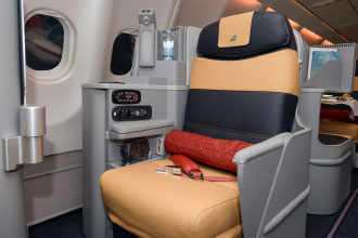 Alitalia overhaul gathers pace with unveiling of new Economy, Premium Economy and Business class cabins