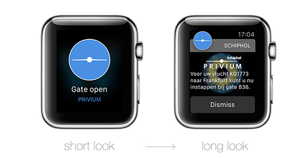 Schiphol iWatch app