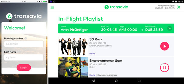 Transavia is the first airline to make use of the Piksel Voyage IFE solution