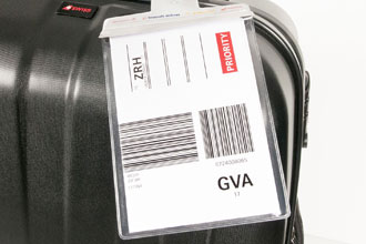 SWISS makes home-printed bag tags available on all flights from Zurich and Geneva