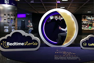 Lufthansa introduces Bedtime Stories studios to help ease business travel for parents