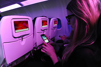 Virgin America adds Spotify and New York Times to growing list of IFE options