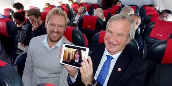 Norwegian launches Europe’s first inflight live TV service