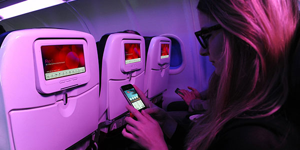 Virgin America adds Spotify and New York Times to IFE options