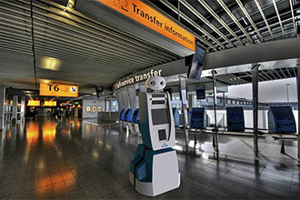 KLM starts operational trials of Spencer robot at Amsterdam Airport Schiphol