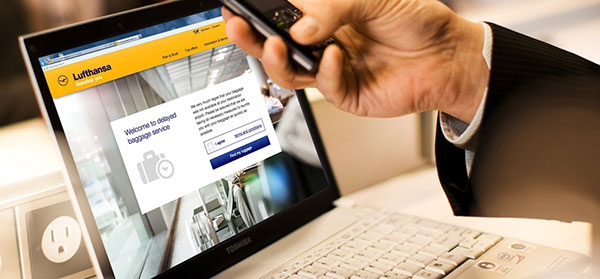 Lufthansa is making a concerted effort to ensure that passenger anxiety is minimised in the event of baggage being mishandled.