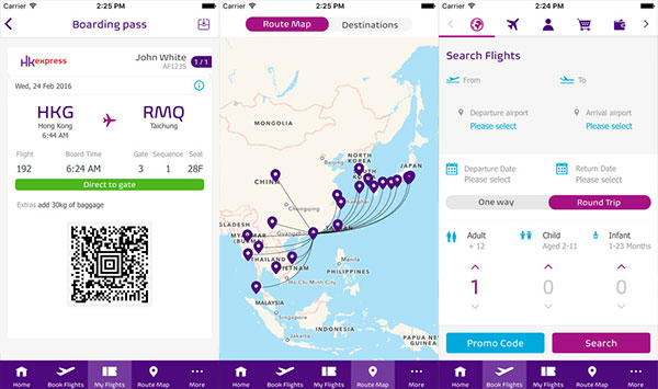 HK Express app helps simplify transfer experience