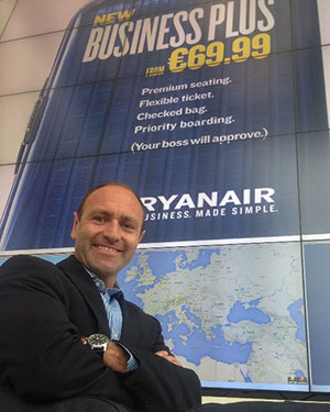 Ryanair Chief Marketing Officer Kenny Jacobs