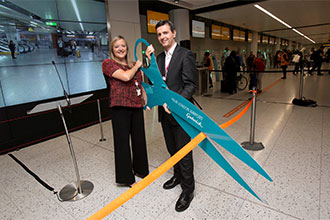 easyJet’s ‘airport of the future’ vision becomes reality with opening of world’s largest self-service bag drop area at Gatwick