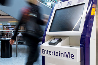 Passengers offered pre-flight movie downloads from Heathrow Airport’s new EntertainMe kiosks