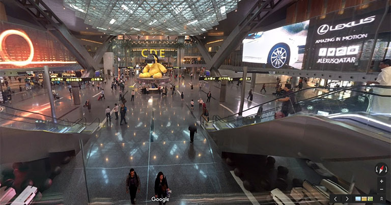 Google Street View extended to Doha’s Hamad International Airport