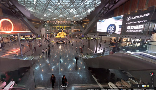 Google Street View extended to Doha’s Hamad International Airport