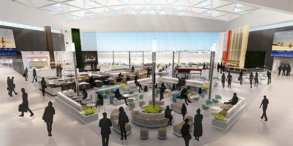 The T1 International Terminal improvement commenced in January 2015