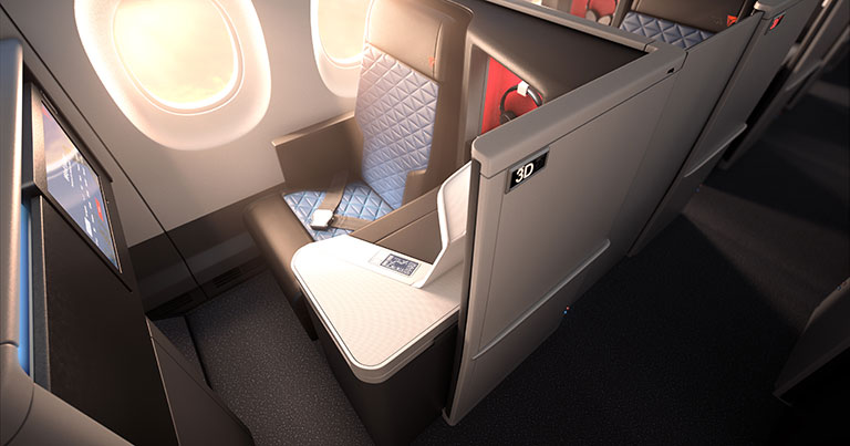 Photograph of the new Delta One suite