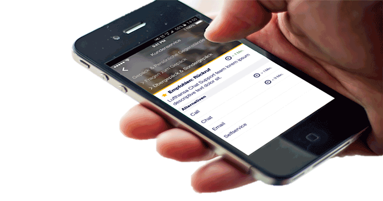 Auto check-in and mobile delayed baggage reports are among the initiatives being rolled out by Lufthansa.