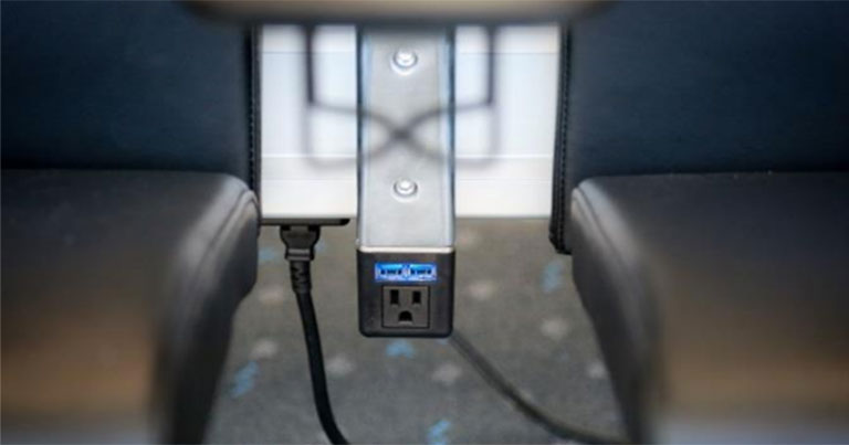 Photograph of one of the power hubs at Denver Airport