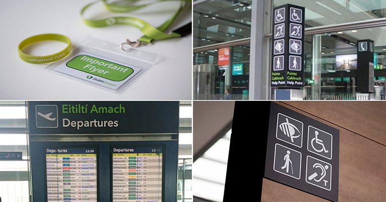 Dublin Airport's 'Important Flyer' initiative has been introduced to help travellers who suffer from autism. The airport has also invested in a raft of other initiatives to improve accessibility, including low-level FIDS.