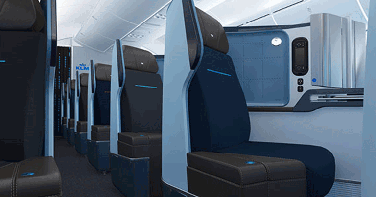 KLM's A330 fleet will be retrofitted with the lie-flat World Business Class product by early 2018.