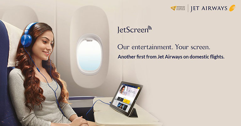 JetScreen offers movies, including leading Hollywood and Indian films, along with TV shows, music, games. 