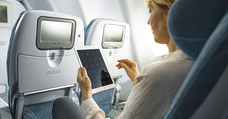 The new system offers speeds of at least 12Mbps, making it the fastest in-flight connection currently in the market.