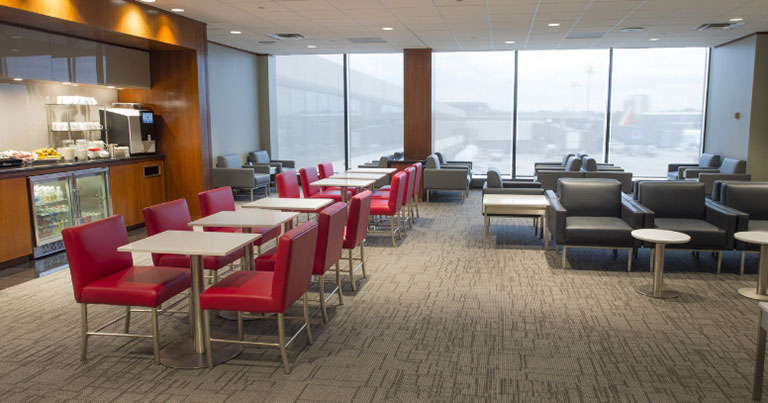 The new lounge at Newark joins Air Canada's other two Maple Leaf lounges in LaGuardia and Los Angeles.
