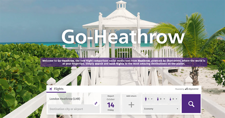 Heathrow launches Facebook flight search and booking tool