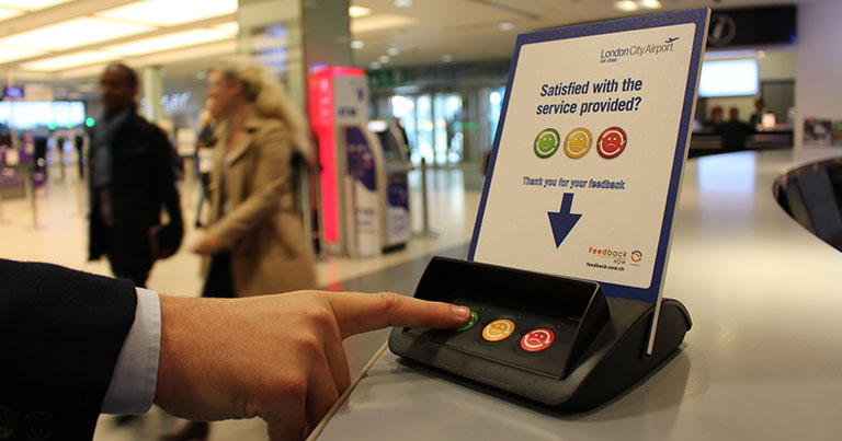 A total of 60 consoles have been installed in 16 areas throughout the airport.