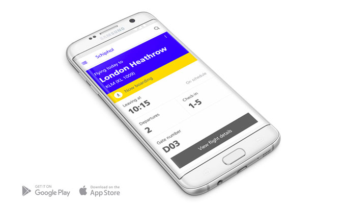 The new Schiphol app is meant to serve as a digital airport assistant: an essential ‘travel buddy’ for frequent visitors to the airport. 