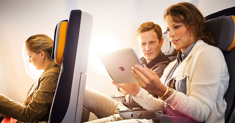 Lufthansa and Austrian Airlines reveal in-flight connectivity rollout and pricing plan