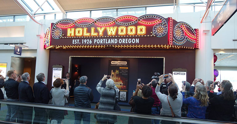 Hollywood Theatre opens at Portland International Airport