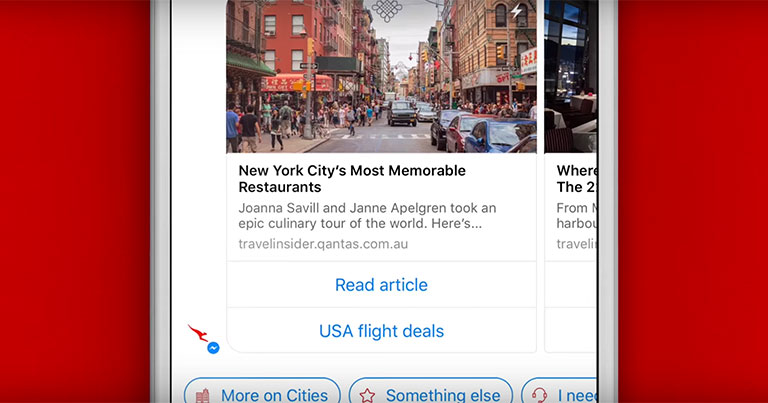 Qantas offers personalised travel inspiration with Qantas Concierge bot