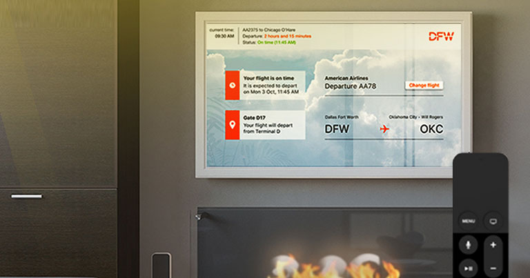 DFW launches first airport app for Apple TV