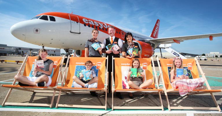 easyJet launches onboard libraries for young flyers