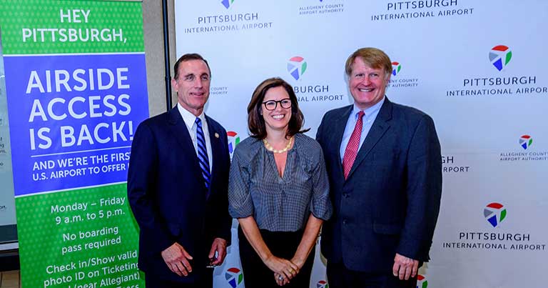 Pittsburgh International Airport to re-introduce airside access for members of the public