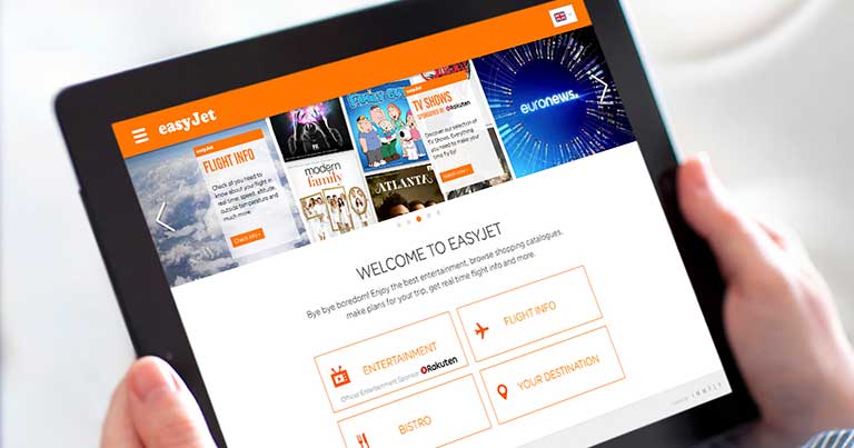 easyJet to launch wireless in-flight entertainment portal