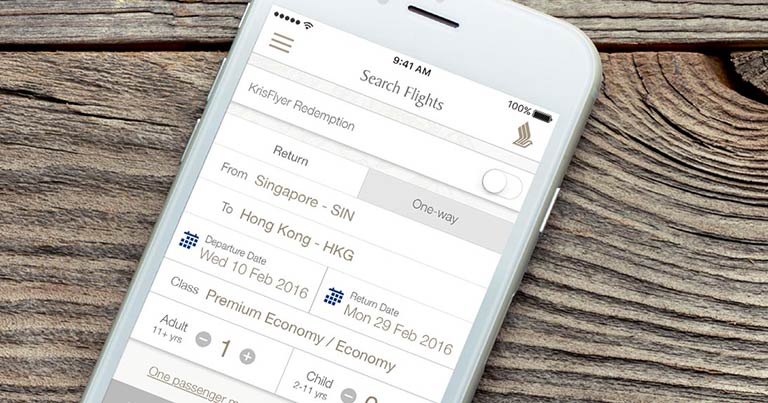 Singapore Airlines app now accepts Apple Pay and Android Pay