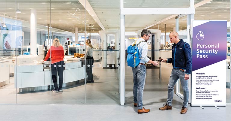 Amsterdam Airport Schiphol launches Personal Security Pass pilot