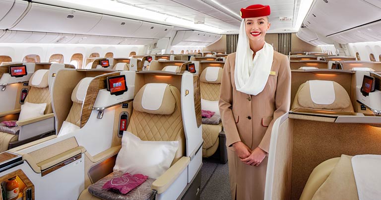 Emirates unveils new Business Class cabin for Boeing 777-200LR aircraft