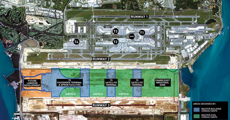 Changi Airport Group selects design and engineering teams for T5