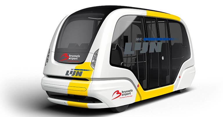 Brussels Airport agrees introduction of self-driving electric bus