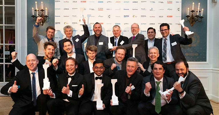 Airbus, Bluebox, Cranfield, PriestmanGoode, Renacen, Rockwell Collins and Villinger victorious in Crystal Cabin Awards 2018