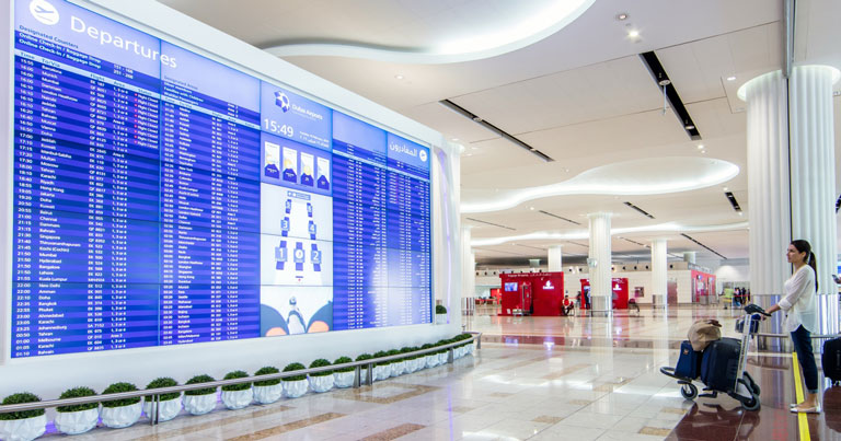 Dubai Airports rolls out cloud-based flight information display solution at DXB & DWC