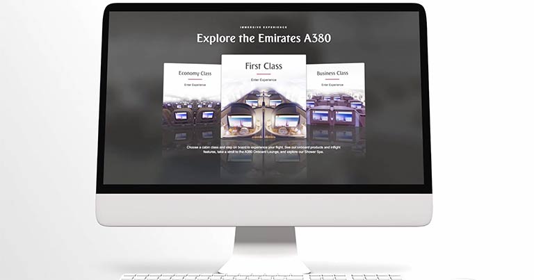 Emirates introduces visualisation engine to offer 3D views of seats and cabins