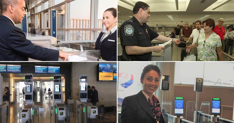 Five examples of biometrics in action at US airports