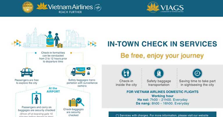 Vietnam Airlines launches In-Town Check-In service for domestic flights