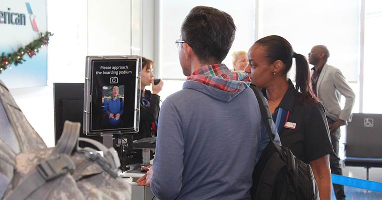 American Airlines trials facial recognition technology at LAX T4