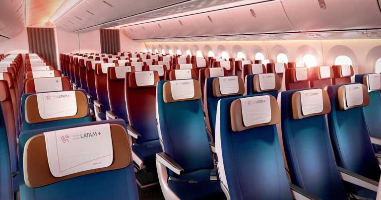 LATAM Airlines introduces new cabin interiors by PriestmanGoode