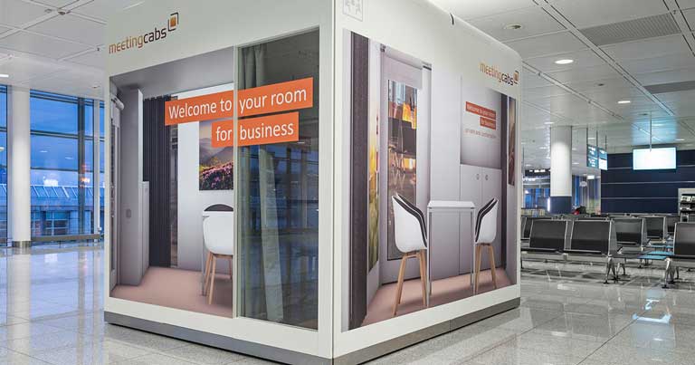 Munich Airport trials pop-up business cabin in Terminal 2