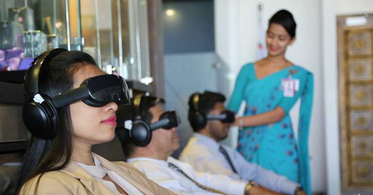 SriLankan Airlines offers SkyLights VR headsets at Bandaranaike Airport