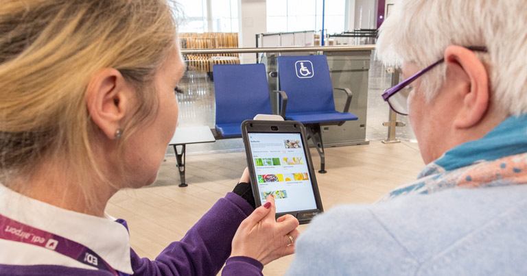 Edinburgh Airport trials remote food ordering service for passengers with reduced mobility